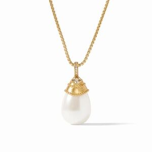 Julie Vos Noel Pearl Pendant Necklace